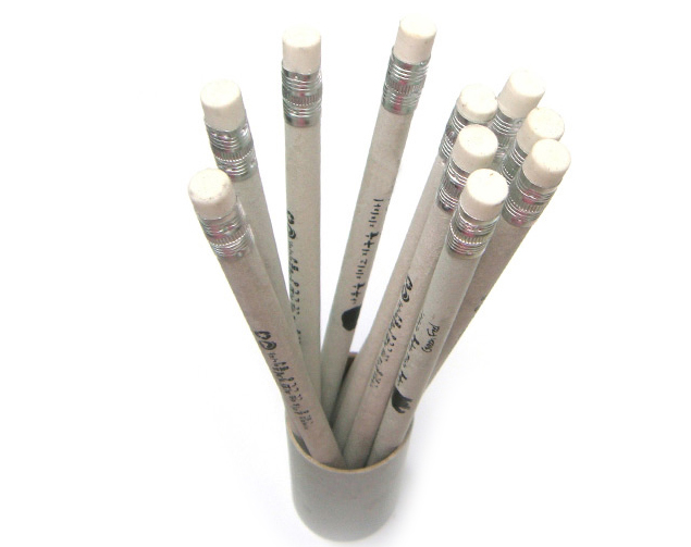 Newspaper Eraser Pencil